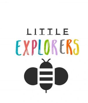 Little Explorers logo with a bee 