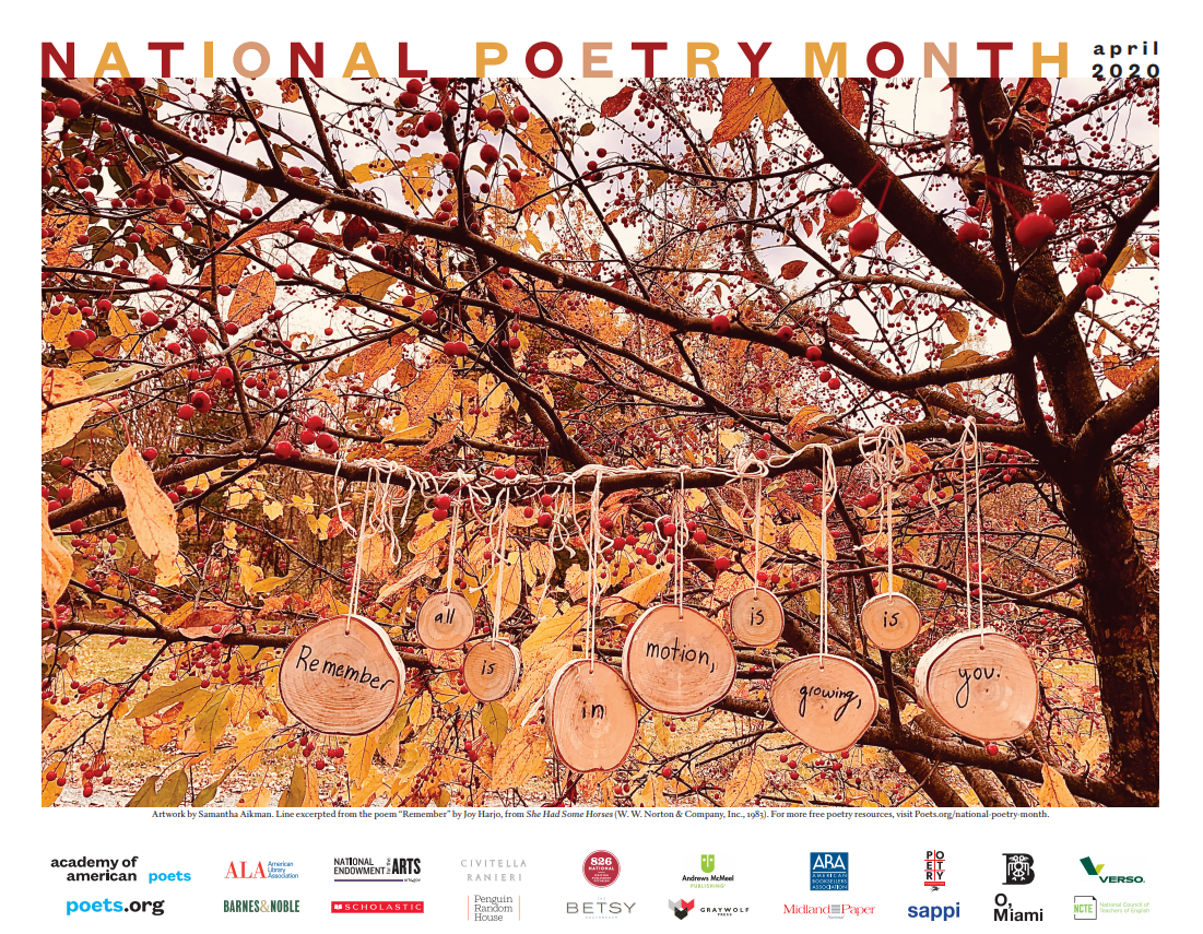 National Poetry Month 2020 Poster