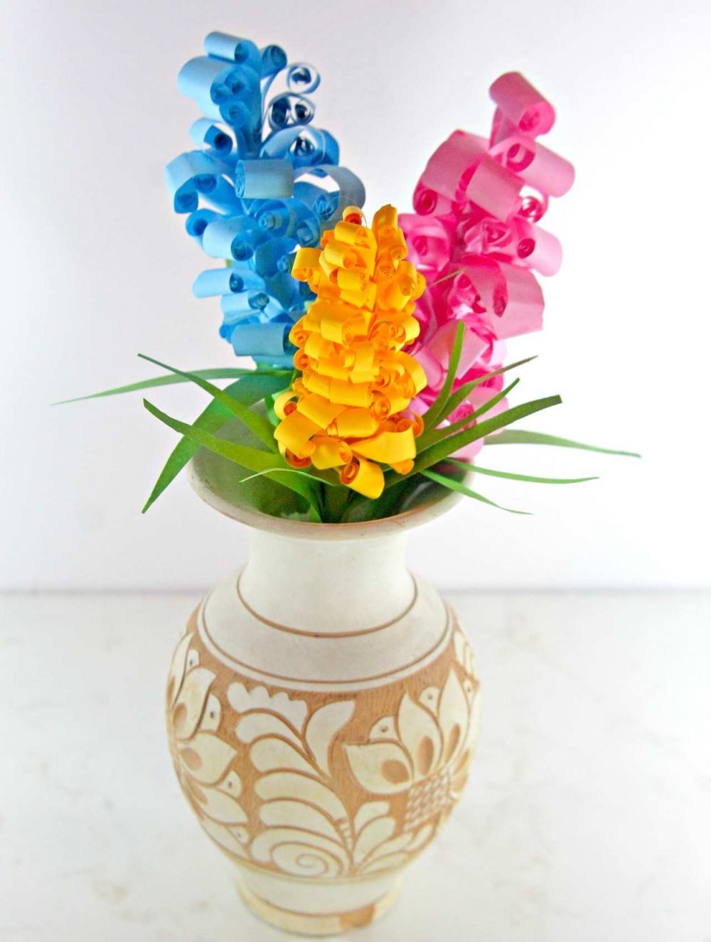 Paper Hyacinth Flower Craft Image