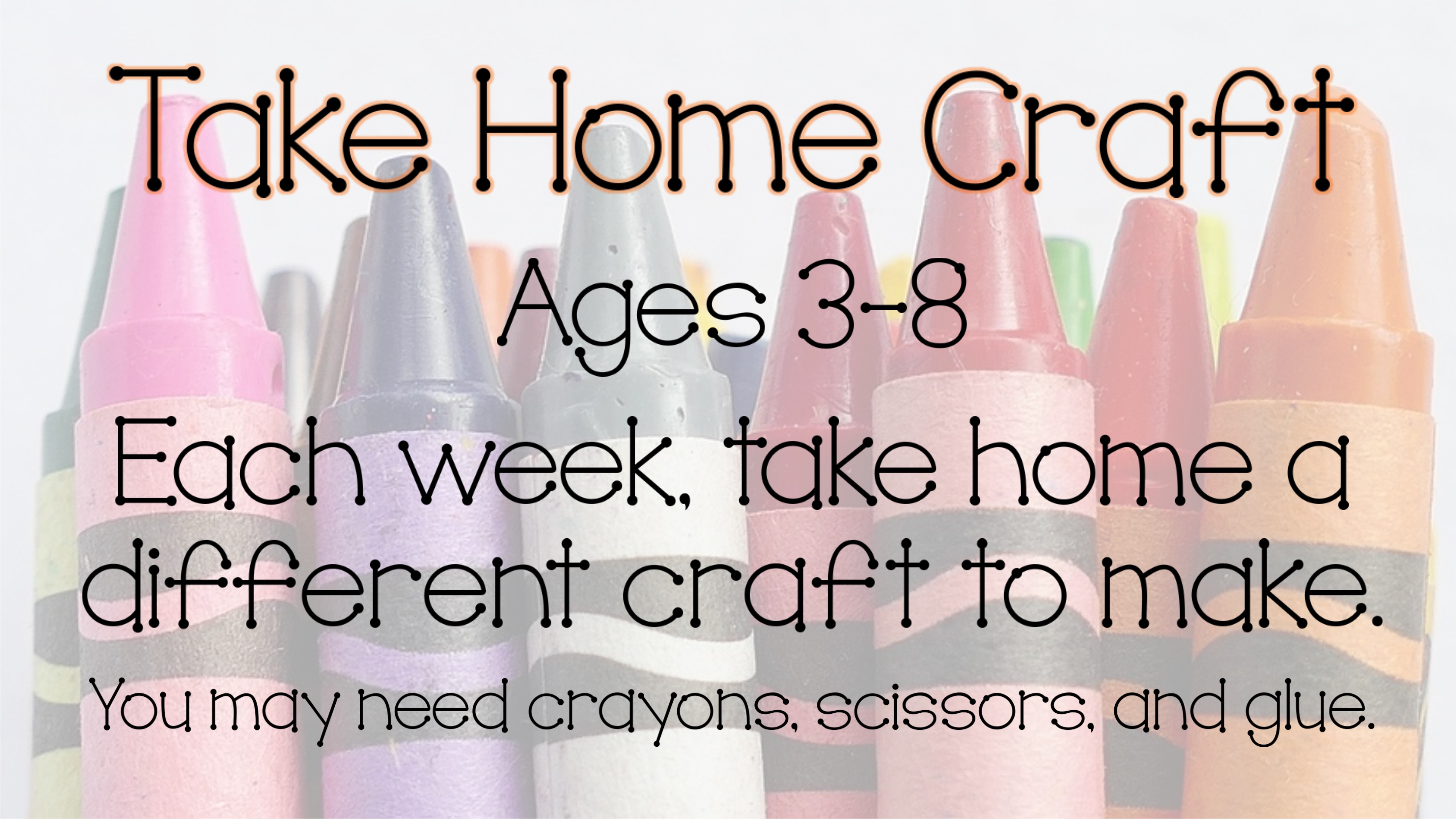 Take home craft 