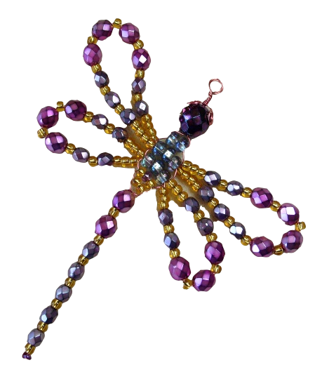 beaded dragonfly craft example