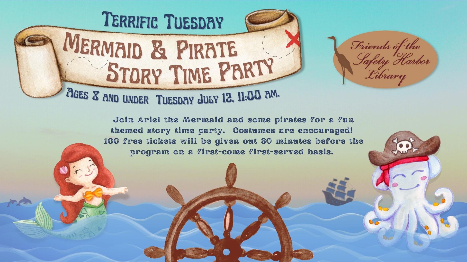 Mermaids & Pirates Story Time Party 