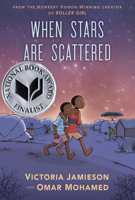 Book Cover of When Stars Are Scattered by Omar Mohamed and Victoria Jamieson