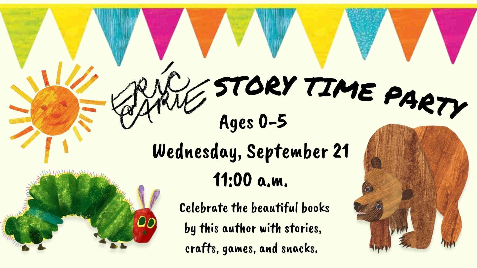 Eric Carle Story Time Party 