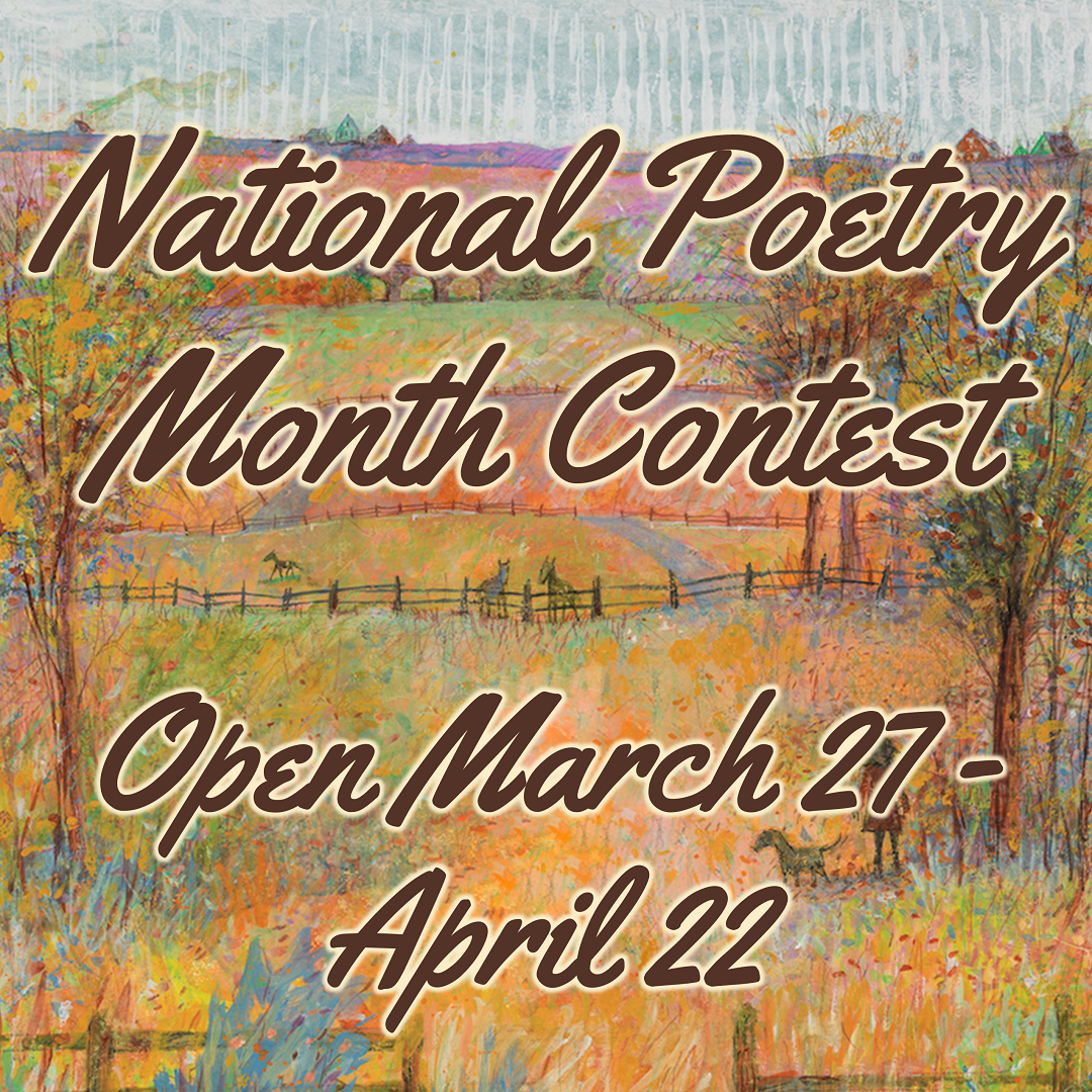 National Poetry Month Contest Open March 27 - April 22
