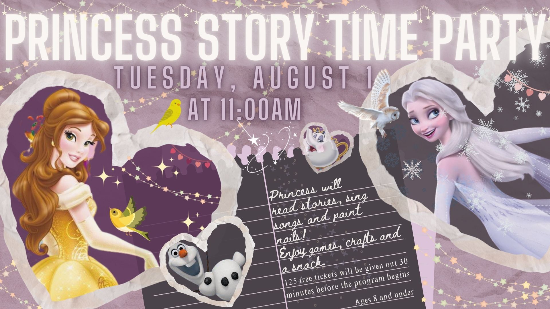 Princess Story Time & Sing-Along Party