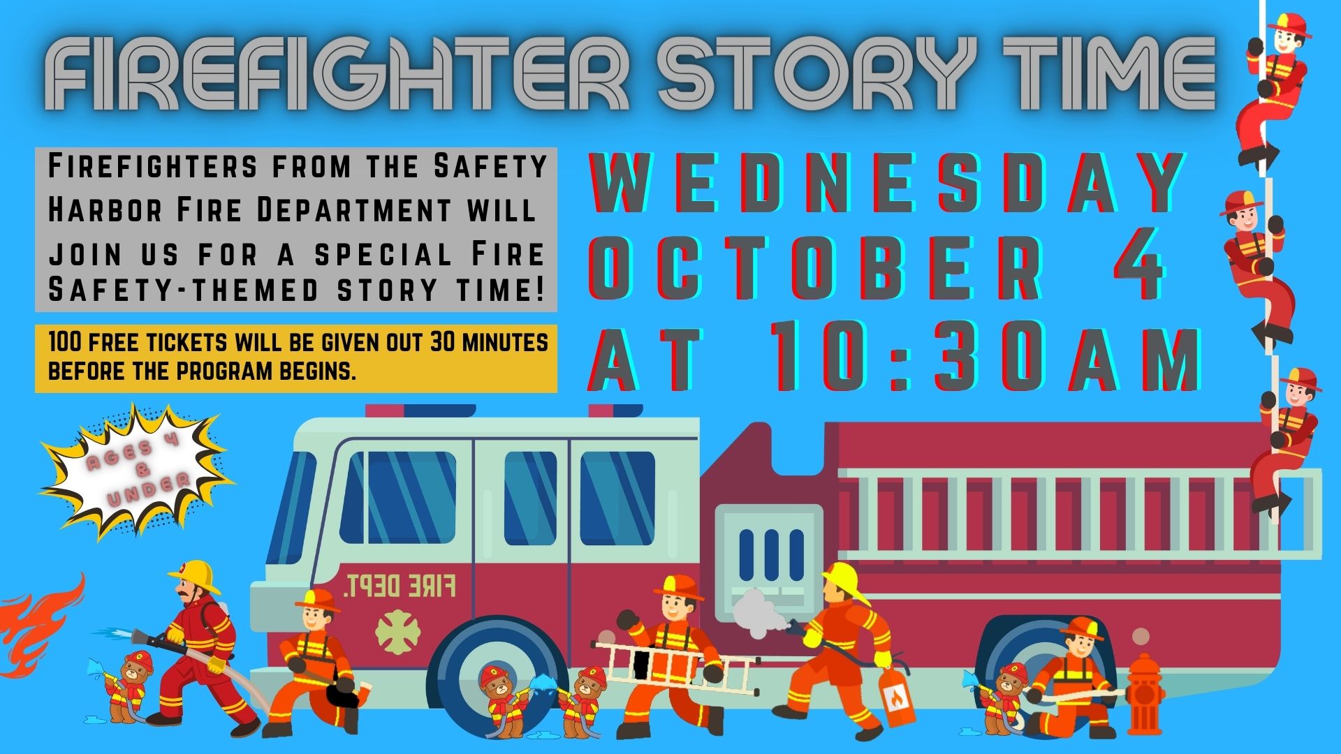 Firefighter story time