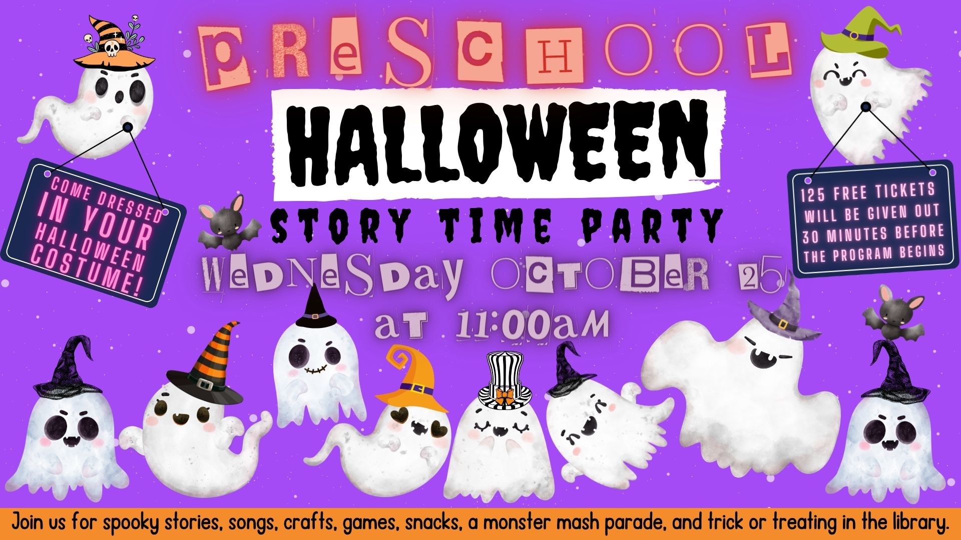 halloween story time party
