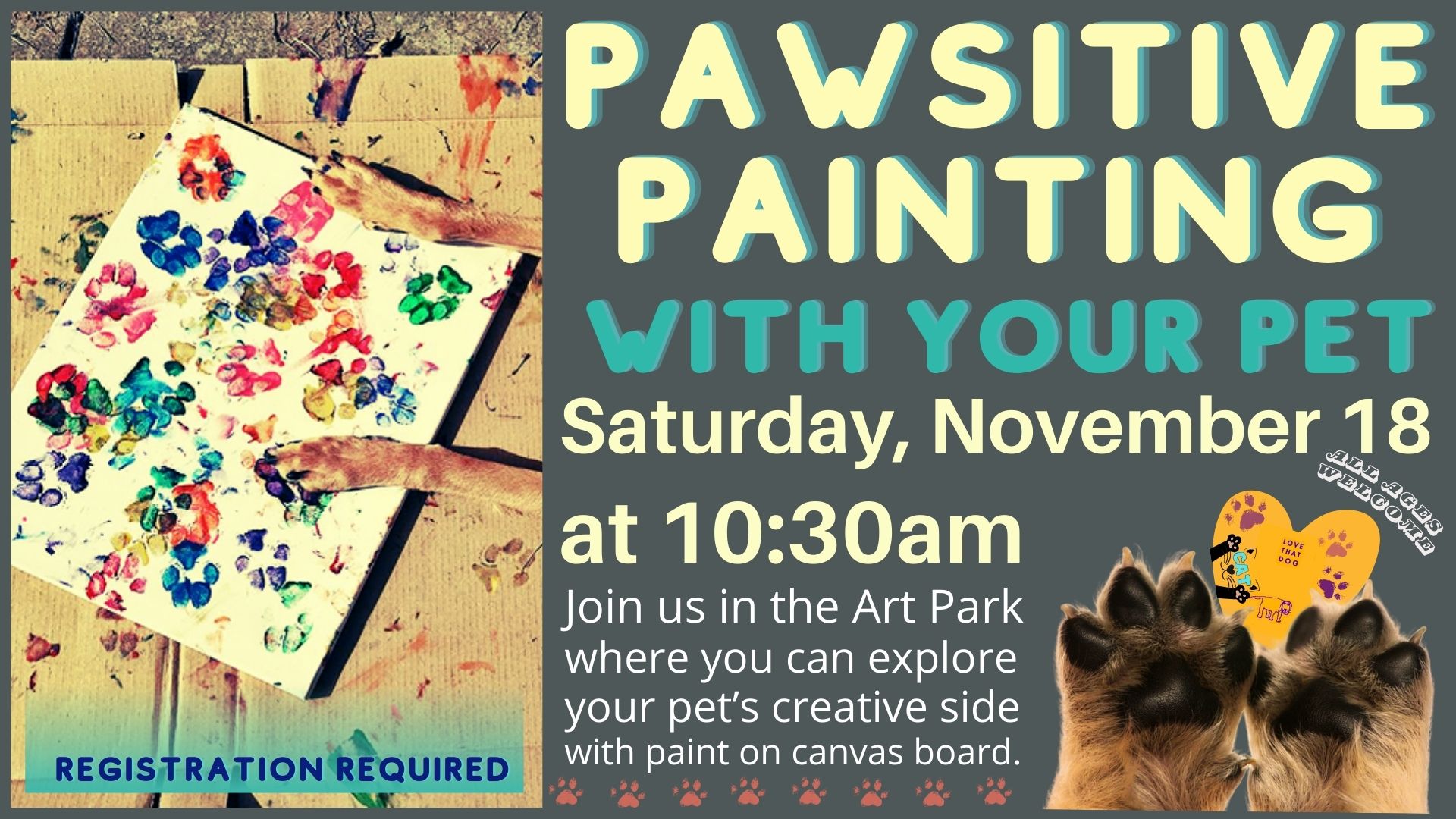 Pawsitive Painting with your pet 
