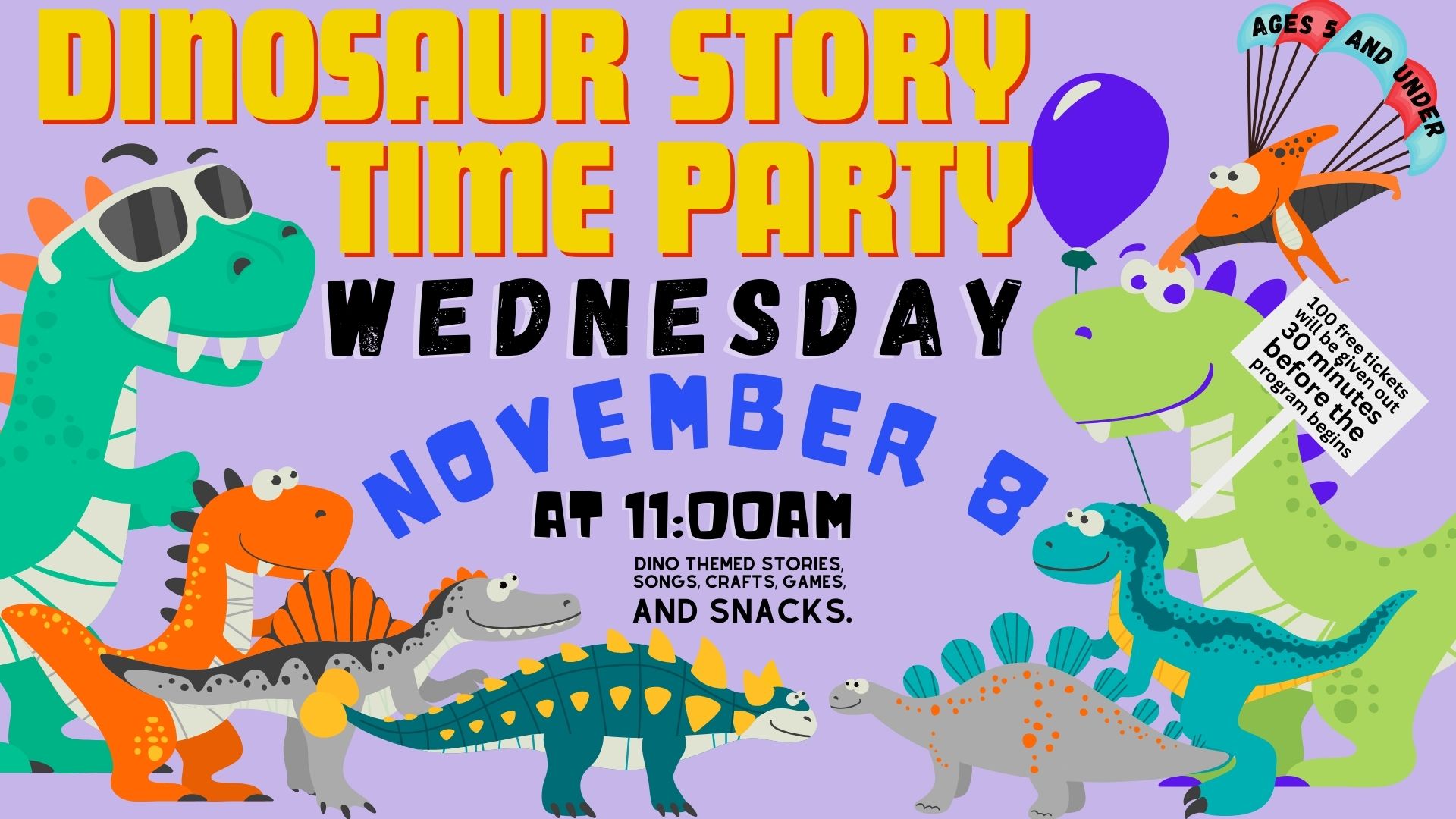 Dinosaur story time
