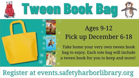 Tween Book Bag Slide with three books displayed; I Survived, All's Faire in Middle School, Because of Winn-Dixie
