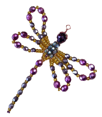 beaded dragonfly craft example