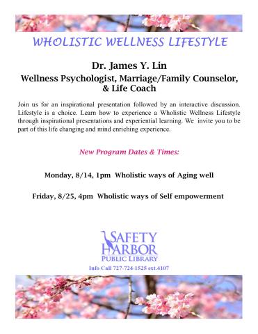 Wholistic Wellness Lifestyle Flyer