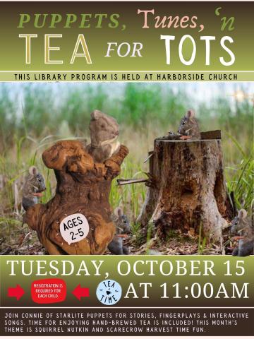 puppets, tunes, and tea for tots 