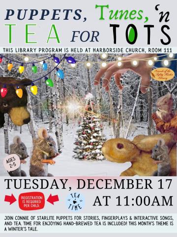 puppets, tunes, and tea for tots 