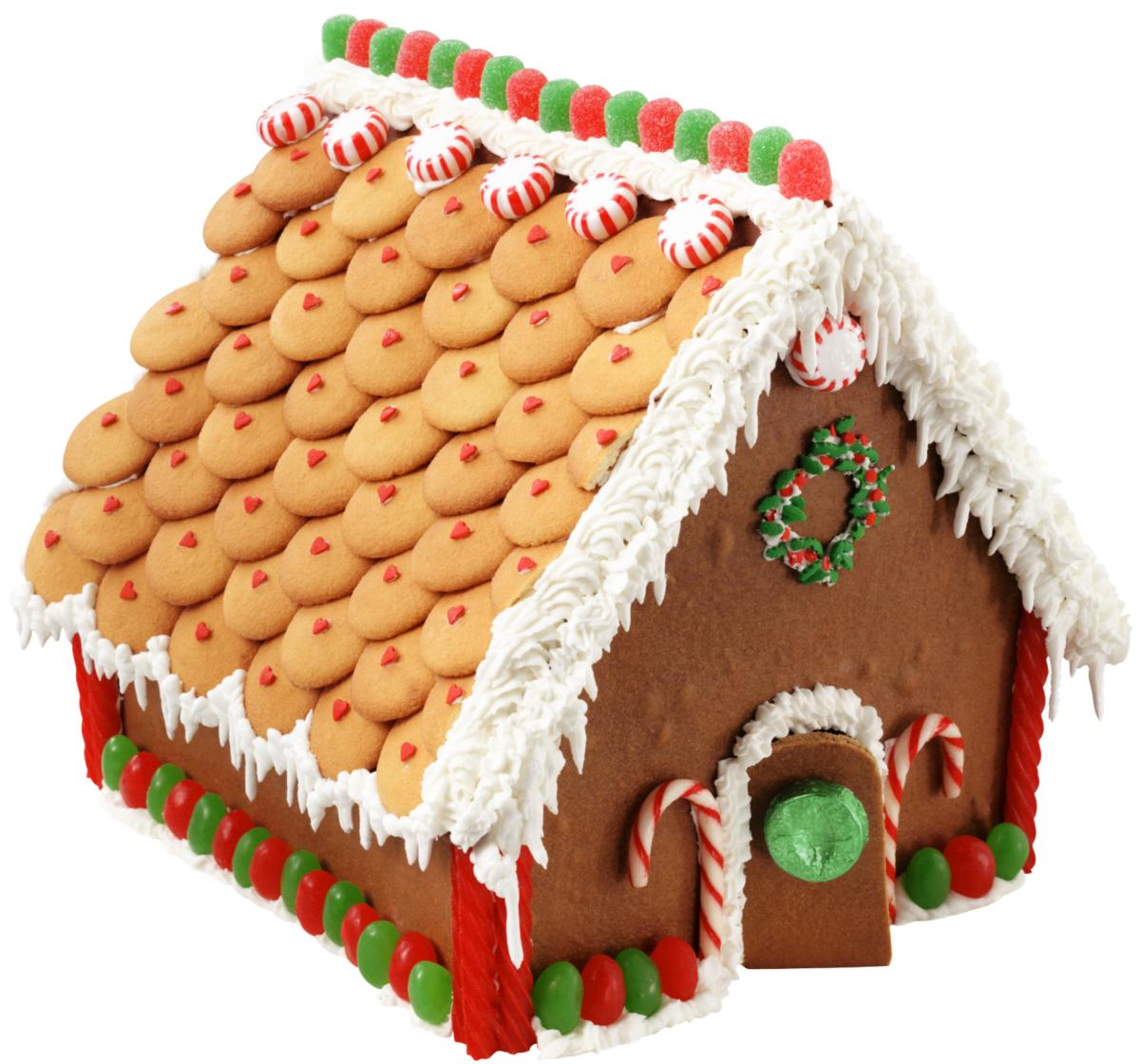 holiday gingerbread house