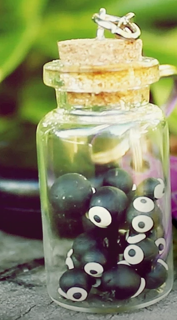 Soot Sprites in a Cork Bottle Craft