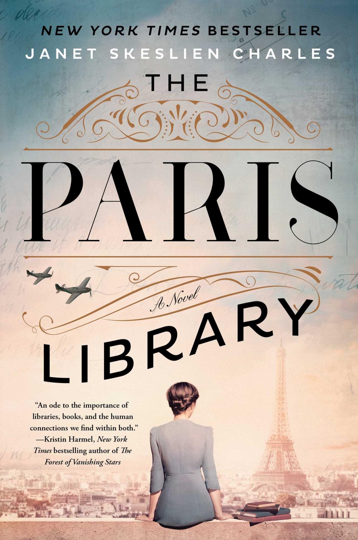 Cover of The Paris Library by Janet Skeslien Charles