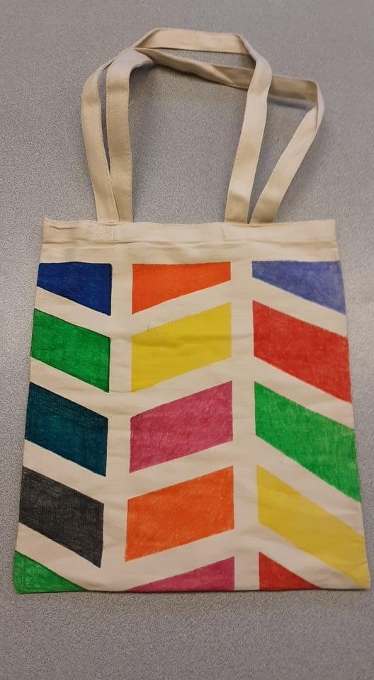 Geometric Tote Bag Image