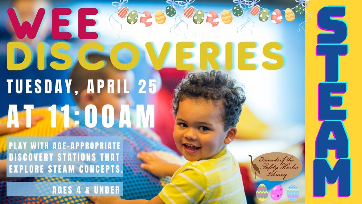 Wee Discoveries STEAM program for Preschoolers 