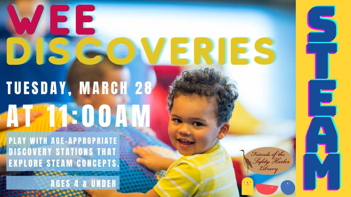 Wee Discoveries STEAM program for Preschoolers 