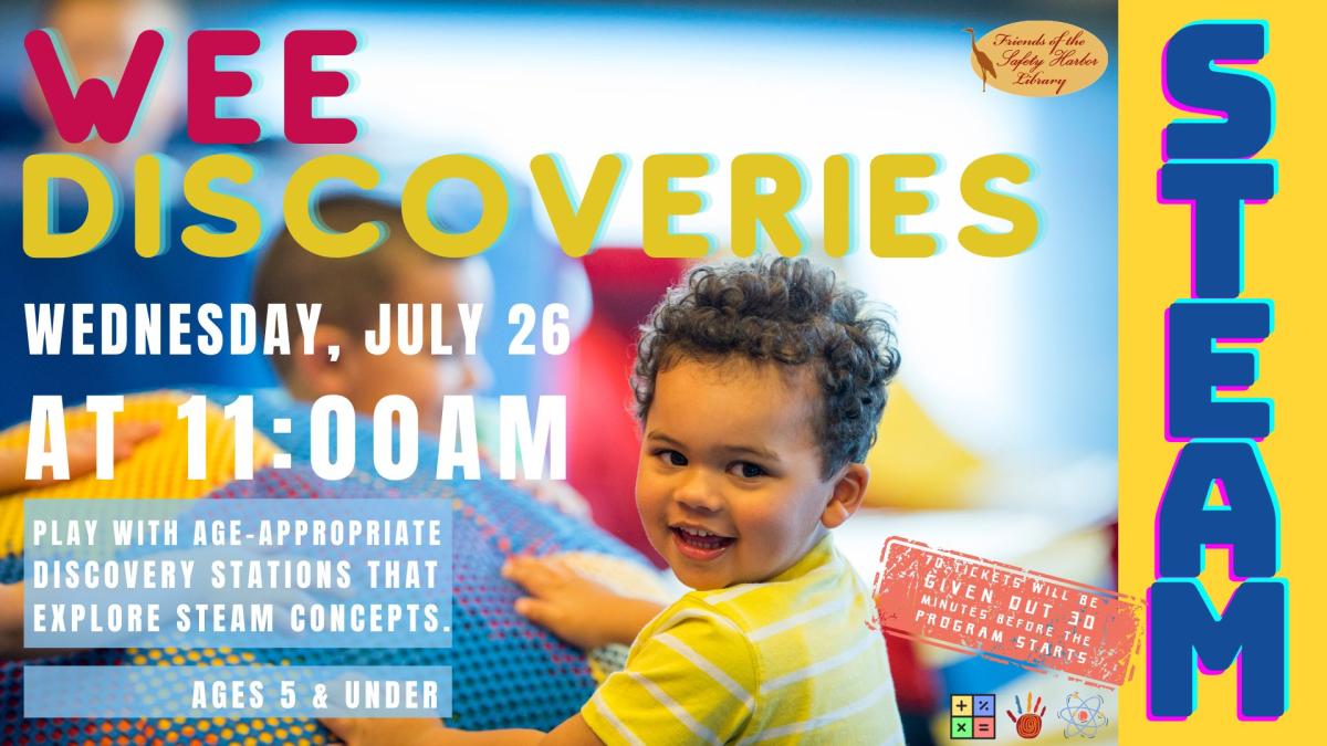 Wee Discoveries STEAM program for Preschoolers 