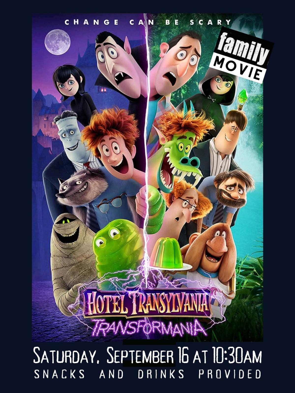 Family movie - Hotel Transylvania 