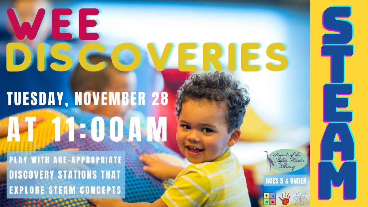 Wee Discoveries STEAM program for Preschoolers 