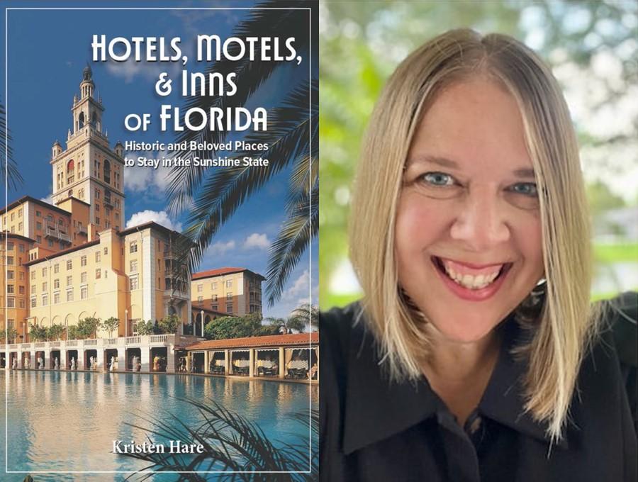 Cover of Hotels, Motels & Inns of Florida and photo of Kristen Hare