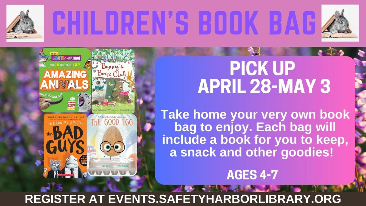 April Children's Book Bags