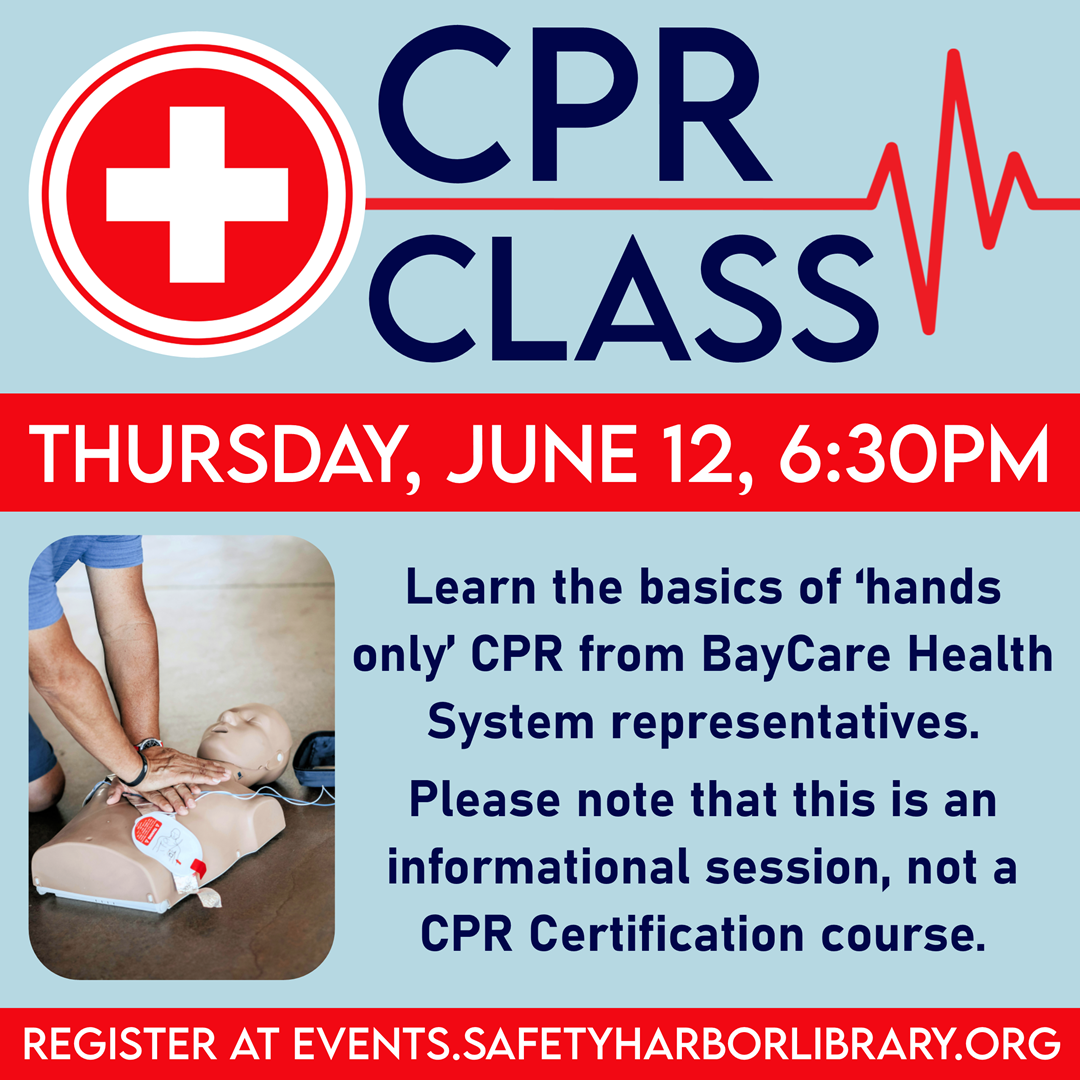 CPR Class - Thursday, June 12, 6:30pm