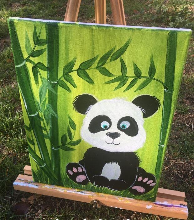 panda painting 