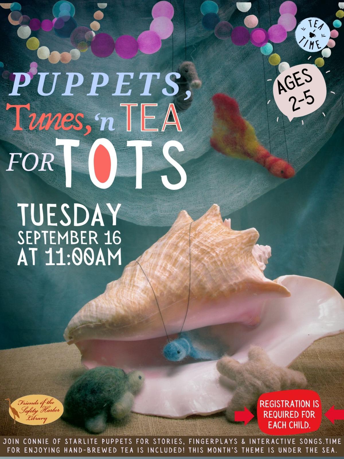 puppets, tunes, and tea for tots 